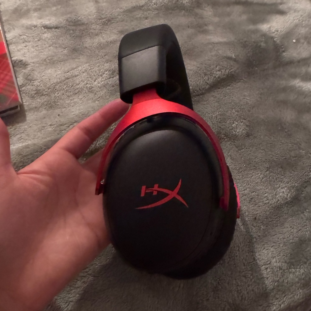Hype Red and Black Gaming Headset